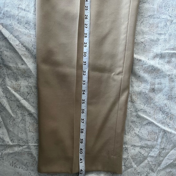 J. Crew Tan Pantsuit with Front Pleats and Relaxed Fit - Picture 7 of 11